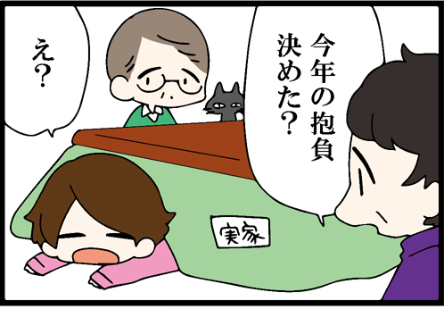 看護師就職マンガ「今年の抱負」